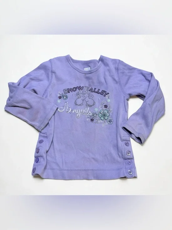 Toddler Girls Assorted Tops - Pastel Pink, Lavender, Gray 24m-2T - Picture 7 of 8